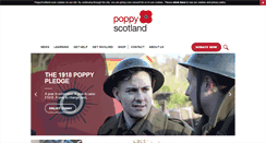 Desktop Screenshot of poppyscotland.org.uk